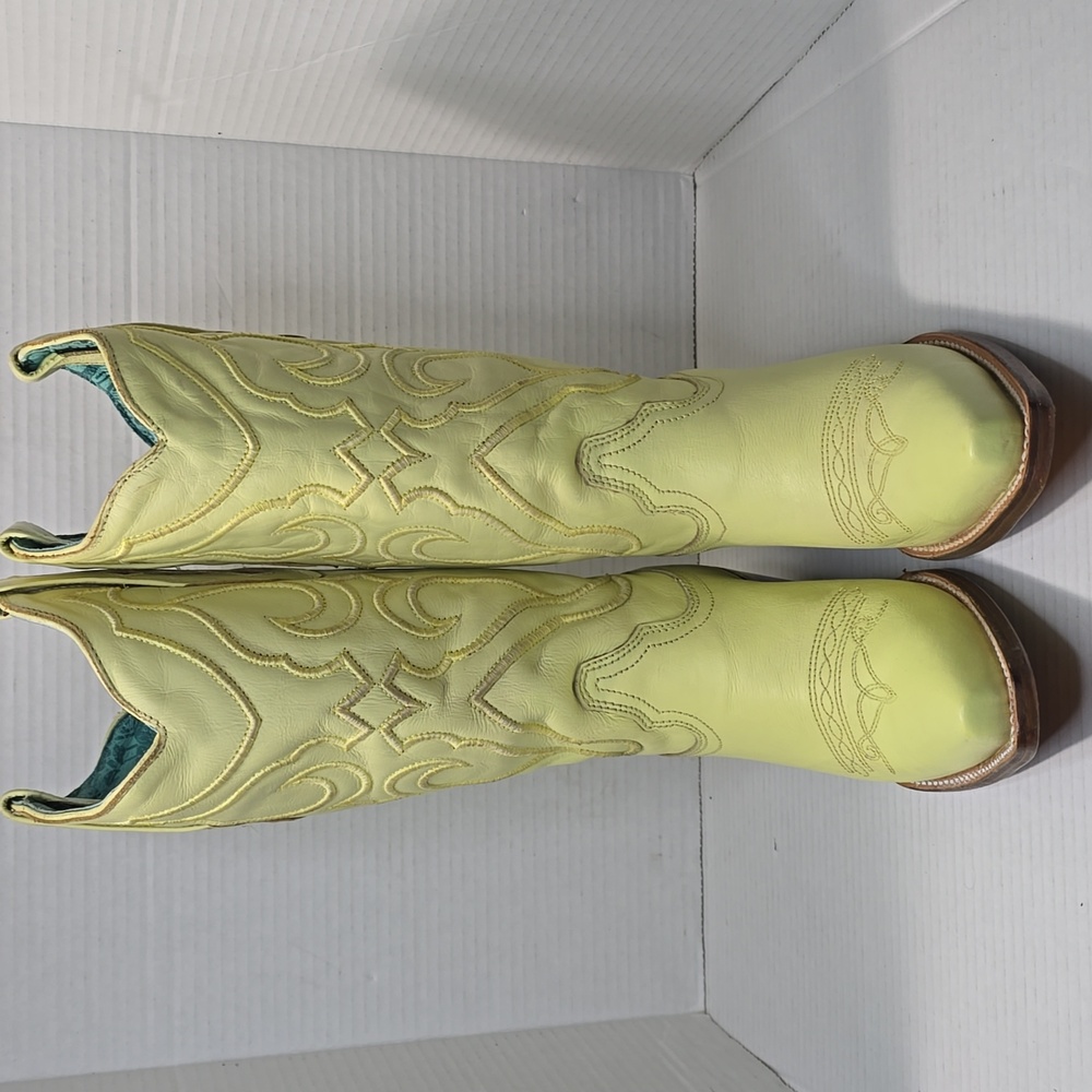 Corral Yellow Embroidery Western Cowboy Boots Z5118 - Picture 2 of 11